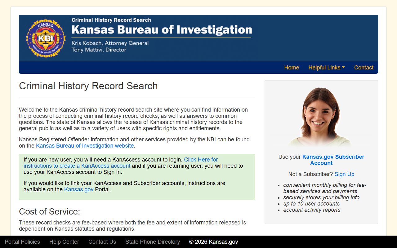 Chautauqua County court records after arrest KBI criminal history portal